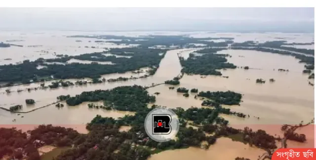 ১০ জেলায় বন্যার আশঙ্কা, ভারি বৃষ্টিতে নদ-নদীর পানি বাড়ছে