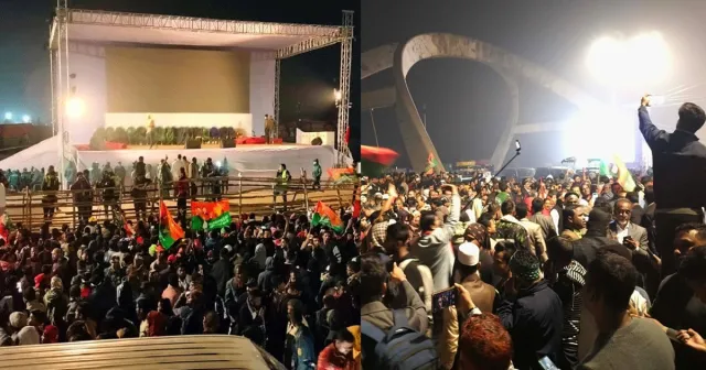 তারেক রহমানের দেশে ফেরা: সংবর্ধনাস্থলে জনতার ঢল, উৎসবের আমেজ রাজধানীতে