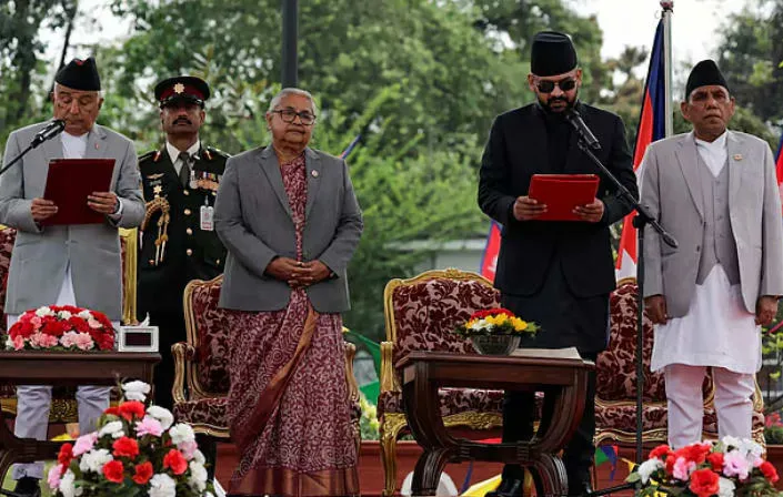 নেপালের প্রধানমন্ত্রী হিসেবে শপথ নিলেন বালেন্দ্র শাহ