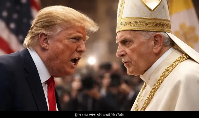 ট্রাম্প বনাম পোপ লিও শান্তির আহ্বান বনাম শক্তির রাজনীতি